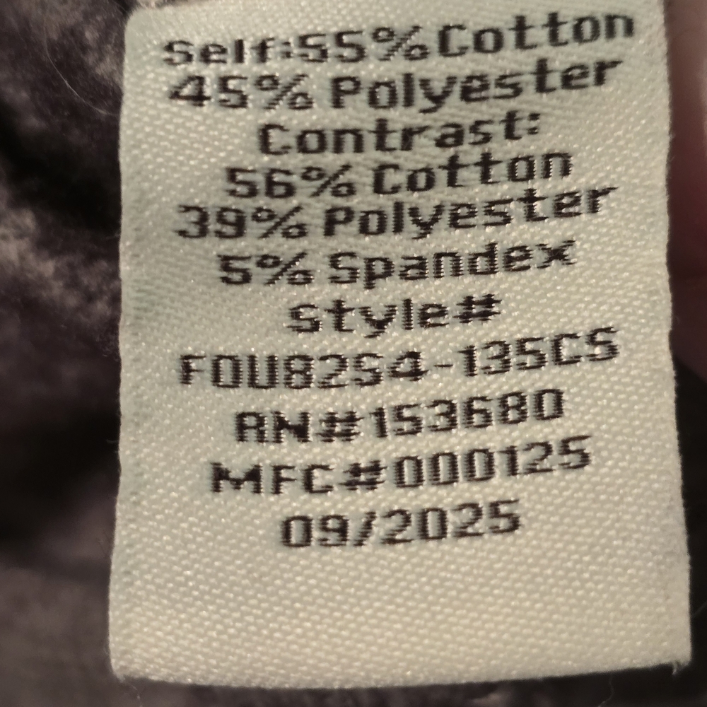 Joci & I Lattice-Front Mauve Heathered Sweatshirt - Picture 6 of 7